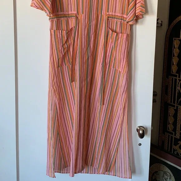 & Other Stories Pinstripe Dress sz4 - Picture 3 of 5